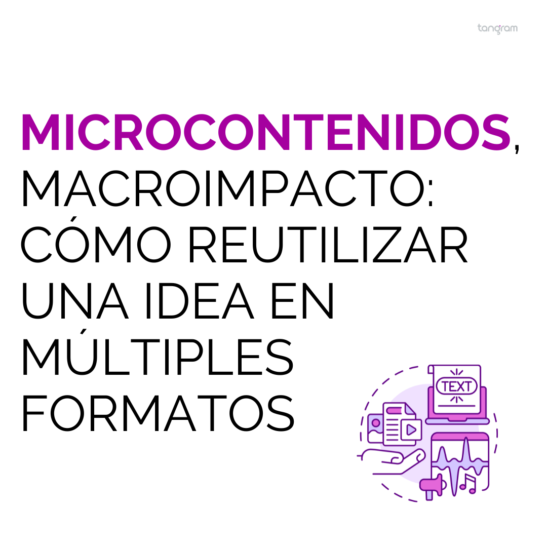 Microcontenidos, macroimpacto: cómo reutilizar una idea en múltiples formatos